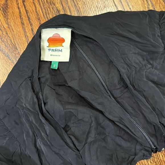 FARM Rio Black Long Sleeve Cut Out Maxi Dress - Picture 6 of 7